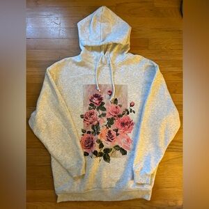 Sonoma Floral Print Grey Hoodie - Size Small
- New without tag